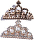 20Pcs 40mm Gold Crown Crystal Rhinestone Buttons Embellishment with Flatback for Headbands Hair Accessories Flower Center Bouquet Wedding Invitati...