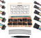 SM 2.5mm Connectors Male Female Plugs Sockets with 22AWG Pre-Crimped Silicone Cables Wire Compatible with JST SM Connectors 2.5mm 2.54mm Pitch 2 3...