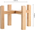 Elevated/Raised Dog Bowl Wood Stand for Medium Large Breed,7.67 in Wide Dog Food Water Dish Holder, Non Slip Modern Cute Porcelain Pet Bowl Stand ...