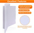 Suteck Plastic Access Panel for Drywall Ceiling 4 x 6 Inch Reinforced Plumbing Wall Access Doors Removable Hinged White...
