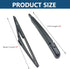 Rear Windshield Wiper Arm Blade Set for Nissan Rogue 2014-2022/Nissan Pathfinder 2013-2019/Nissan Rogue Sport 2017-2019 Back Window Wiper Arm Blad...