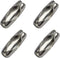 Rojwei 200pcs Ball Chain Connector Clasps Fits for 2.4mm Beaded Chain, Perfect Jewelry Making Accessories Clips for DIY Crafts....