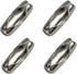 Rojwei 200pcs Ball Chain Connector Clasps Fits for 2.4mm Beaded Chain, Perfect Jewelry Making Accessories Clips for DIY Crafts....