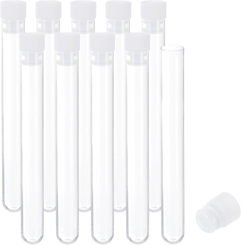 PATIKIL 4" Length Plastic Sewing Needle Storage Holder, 10 Pack Portable Embroidery Needle Pin Toothpick Storage Tubes Cases Box for Craft Knittin...