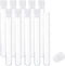 PATIKIL 4" Length Plastic Sewing Needle Storage Holder, 10 Pack Portable Embroidery Needle Pin Toothpick Storage Tubes Cases Box for Craft Knittin...