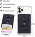 Ring Stand Stick on Wallet Cell Phone Slim Leather Wallet Stick on Wallet Credit Card RFID Blocking Sleeve Black...