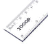 2 Pack Plastic Ruler Straight Ruler Plastic Measuring Tool for Student School Office (Clear, 6 Inch)...