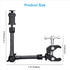 FOMITO 11 inch Magic Arm with Super Clamp - Adjustable Articulating Arm Magic Arm Camera Arm Superclamp w/Hot Shoe Mount 1/4 inch Tripod Screw Com...