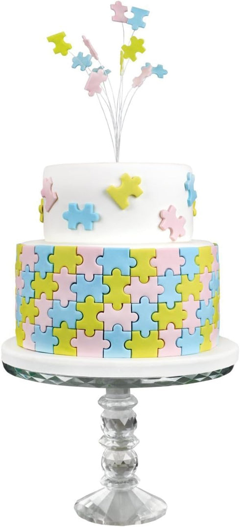 PME Geometric Multicutter for Cake Design Puzzle, Small, Medium & Large Size, Set of 3...