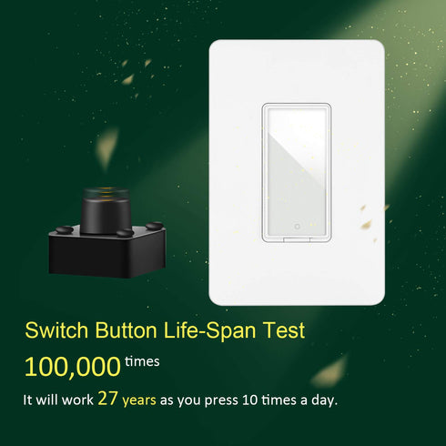 Smart Switch by Martin Jerry, Single Pole, Smart Home Devices That Work with Alexa, 2.4G WiFi, Need Neutral Wire, Not Dimmer......