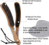 Hat Brush Combo Kit - Horsehair Felt Hat Brush Clean Cowboy Hat, Fedora Hat & Baseball Cap, Boar Bristle Lint Brush Remove Pet Hair Dust for Suits...