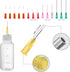 30ml Precision Tip Applicator Bottle, with Blunt Tip Needle and Cap, 18G 20G 25G Needle Tip Squeeze Bottle, Oil Dropper Bottle, Glue Bottles with ...