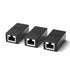 LVY Ethernet Extender RJ45 Couplers Network Cable Coupler Cat 5 Coupling Lnternet Female to Female Connector Lnline Coupler for Cat5/ Cat5e/ Cat6e...