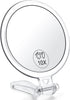 10x Magnifying Handheld Mirror, 2-Sided with Adjustable Stand, Foldable and Portable, Suitable for Makeup, Shaving, Deep Cleaning...
