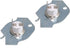 RDEXP WP3977393 Dryer Thermostat Thermal Fuse Limit Switch Kit Repace 3399848 3977393 AP3094244 Dryer Set of 2