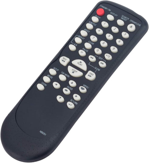 NB691UD NB691 Replacement Remote Control Applicable for Magnavox DVD CD Player MDV2300 MDV2300/F7 MDV3400 MDV3400/F7 DP170FX4...