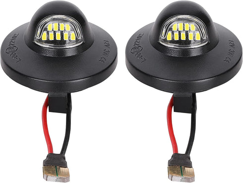 LED License Plate Light Tag Lights Assembly Compatible with Ford F150 F250 F350 F450 F550 Superduty Ranger Explorer Bronco Excursion Expedition,60...