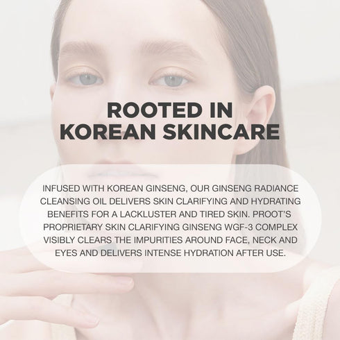 PROOT Ginseng Cleansing Oil | Ginseng Cleansing Oil For Face | Korean Ginseng Cleansing Oil | Ginseng Cleanser Oil for At-Home Skincare...