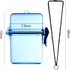 Outus 3 Pieces Waterproof Case ID Card Holder with Floating Sports Case Locker with Hanging Ring and Rope (Clear Gray Blue,4.72 x 2.95 x 1.57 Inch...