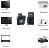 USB 2.0 D Panel Mount Connector USB B to USB A Adapter Solderless Socket Female to Female Converter Data Transfer for Audio Video Optoelectronic N...