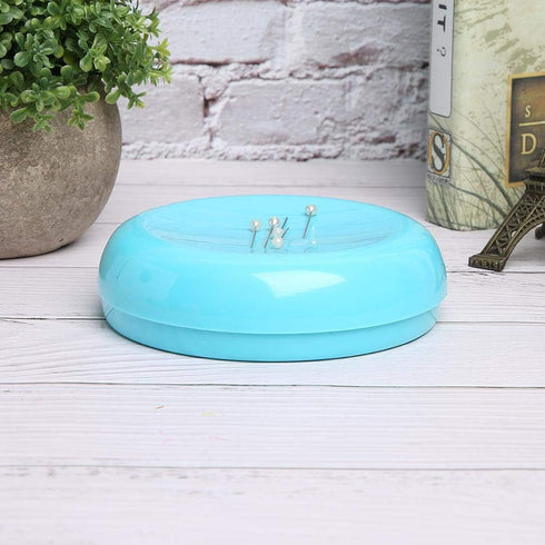 Magnetic Sewing Pincushion Sewing Pin Holder Pincushion Organizer Household Supplies for Quilting Safety Pins, Flower Head Straight Pins, Glass He...