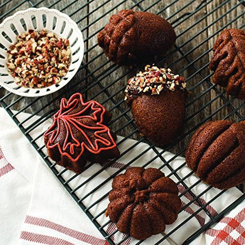 Nordic Ware Autumn Treats Pan, Bronze...