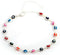 HUNO Multicolor Beads Evil Eyes Ankle Barefoot Link Chain Bracelet for Women Beach Sandal Turkish Jewelry...