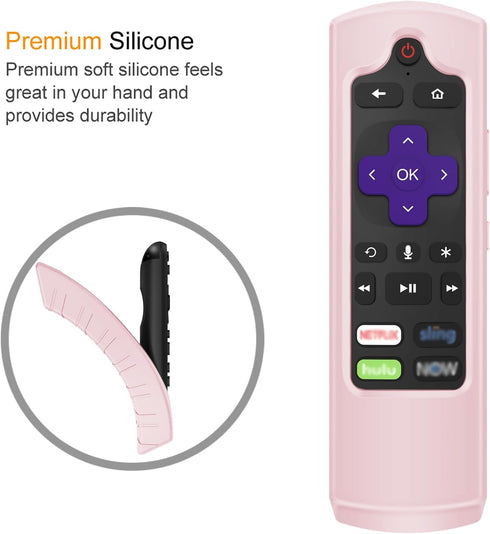CaseBot Remote Case for Roku Voice, Express HD / 4K+, Ultra LT Enhanced Voice, Express 3930, Premiere+ 3921, Streaming Stick+ Remote, Honey Comb A...