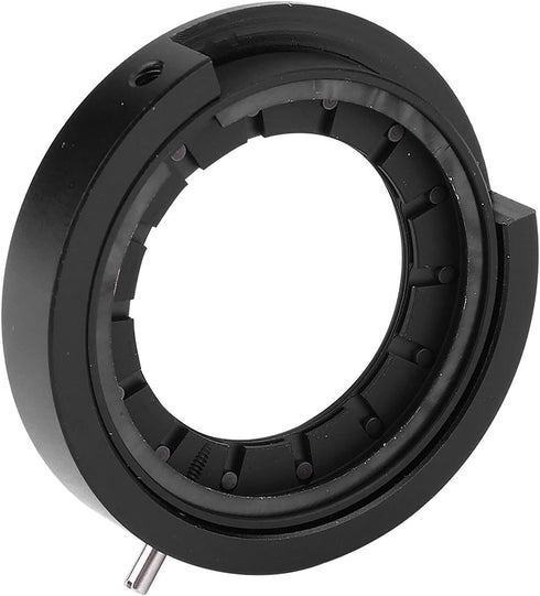 Iris Diaphragm, Microscope Iris Adapter Aperture Adjustable Lens Optical Diaphragm for Microscope (SK25 with Bas)...
