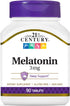 21st Century Melatonin 3 mg Tablets, 90 Count...