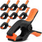 HORUSDY 8-Pack Spring Clamps Heavy Duty, 5-inch Large Plastic Clamps for Crafts with 2-3/8Inch Jaw Opening for DIY, Gluing, Clamping and Securing...