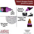 The Army Painter Warpaint Air Fluorescent Violet Volt - Acrylic Non-Toxic Heavily Pigmented Water Based Paint for Tabletop Roleplaying, Boardgames...