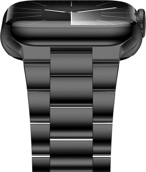 iiteeology Lightweight Stainless Steel Band Designed for Apple Watch Ultra 2 & Ultra, Series 1-10, 46mm, 45mm, 44mm, 42mm, Replacement iWatch Band...