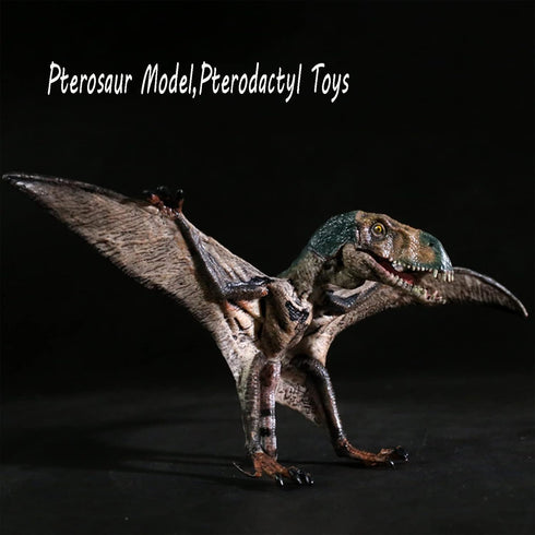 Pterodactyl Dinosaur Action Figures Realistic Flying Toy | Movable Mouth | Pteranodon Dino Toys | Pterosaur Model Toys | Cake Toppers Dinosaur Toy...