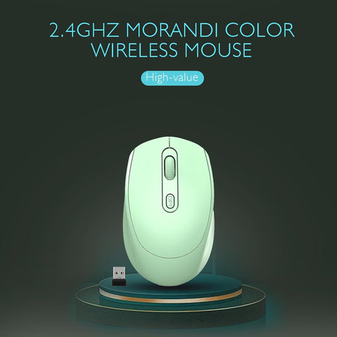 ONE-UP Wireless Mouse, 2.4G + Bluetooth, Rechargeable Battery, Silent, Portable, Smooth, USB Nano Receiver, for Laptop, Chromebook, PC, Mac, Windo...