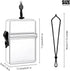 6Pcs Waterproof Badge Holder Case, Clear ID Card Holder with Lanyard, Floating Sports Case Locker, Waterproof ID Card Case with Double Locker for ...