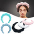 Spa Headband for Women Sponge Terry Towel Cloth Fabric Head Band for Skincare Face Washing Makeup Removal Shower Hair Accessories (Pink 1pc)...