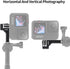 HSU Aluminum Vertical Bracket Adapter with 1/4"- 20 Hole for Gopro Hero 12/11/10/9/8/7/6/5/4 AKASO Campark Insta360 DJI Osmo Action and Other Acti...