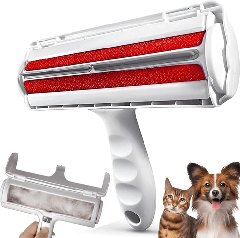 Pet Hair Remover Roller- Quality-mart Reusable Dog and cat Hair Remover for Floors, Sofas, Carpets, Clothes, car Seats, beds- Easy to use and self...