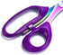 Rust-proof Titanium Coated Stainless Steel Multipurpose 8” Rainbow&Purple Scissors Fabric Textile Dressmaking Craft Office Home Daily Use...