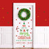 TOARTi Merry Christmas Quotes Wall Decals Happy New Year Quotes Stickers Christmas Tree Snowflake Stickers for Wall Christmas Party Supplies Chris...