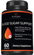Premium Blood Sugar Support Supplement–Supports Healthy Blood Sugar Levels Already Within Normal Range – Includes Bitter Melon Extract, Vanadium, ...