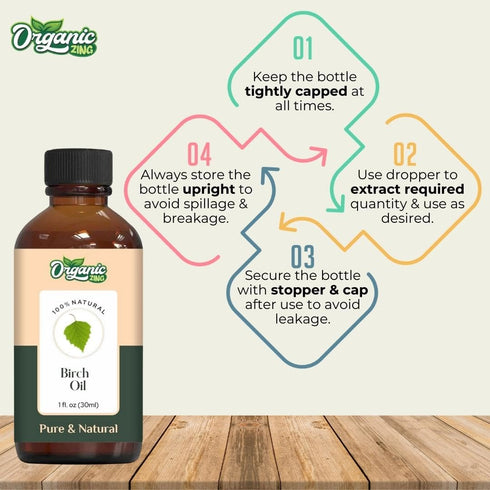 Birch (Betula) Oil | Pure & Natural Essential Oil for Skincare, Hair Care, Aroma & Diffusers- 30ml/1.01fl oz...
