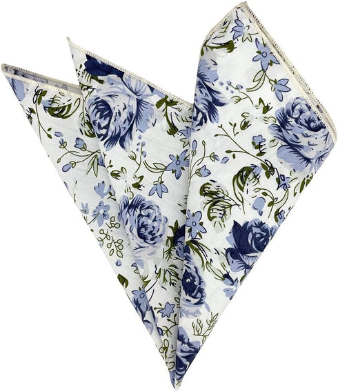 Men's Floral Pocket Square Handkerchief for Men...
