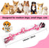 Dog Rope Toys, 3 Knots Chew Rope Toy for Medium and Small Dogs, Natural Cotton Dog Pull Rope for Tug of War and Teeth Cleaning (Pink)...