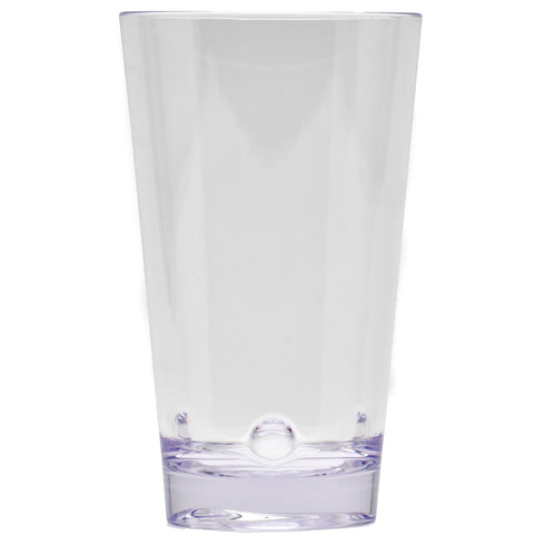 G.E.T. SW-1475-CL BPA-Free Stackable Plastic Beer Pint Beverage Glass, 16 Ounce, Clear (Set of 12)...