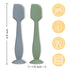 Diaper Cream Applicator Set - Soft Silicone Baby Butt Brush with Suction Base, Baby Butt Spatula, Full Size, 2 Piece - Newborn Baby Essentials (Sa...