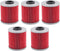 HF207 207 Oil Filter Replacement for Kawasaki KX250F KX450F Suzuki RMZ250 RMZ250L RMZ450 RMX450Z FL125 (Pack of 5)...