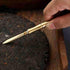 haowei 1Pcs Pure copper Puer Puerh Tea Knife Needle Professional Ice Pick Tea Cake Pick Tool for Breaking Prying Brick for Kitchen Bars Bartender ...