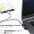 AuviPal 90 Degree USB C Adapter (2 Pack), 40Gbps USB C Male to USB C Female Right Angle Connector Extender for MacBook, iMac, iPad, Meta Quest, Ta...